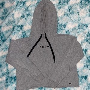 DKNY Cropped Hoodie/Sweatshirt